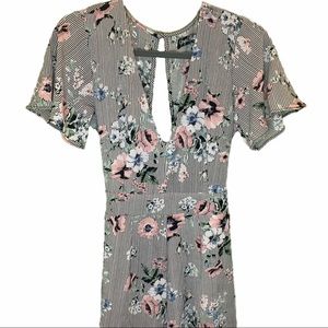 Crystal Sky Floral Wide Leg Jumpsuit